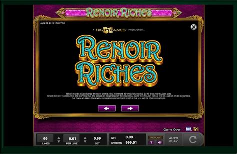 Renoir Riches 1xbet